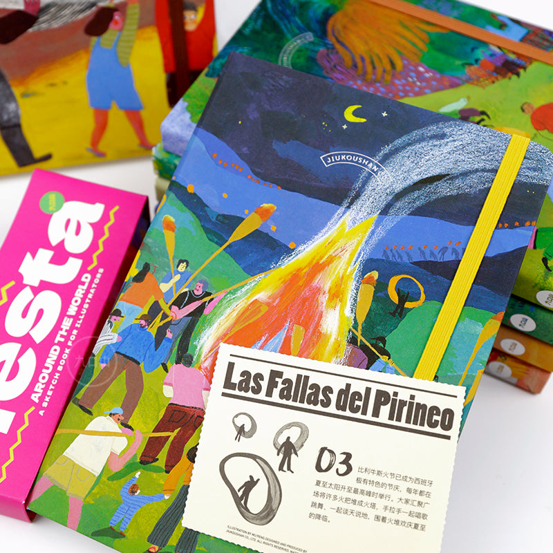 B6 Sketchbook < Fiesta - Around the World > WuPeng