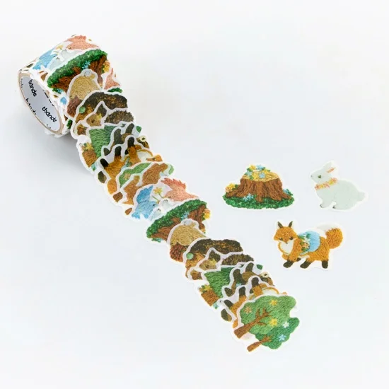 Roll sticker < Blooming Embroidered Forest | 花咲く刺繍の森 >