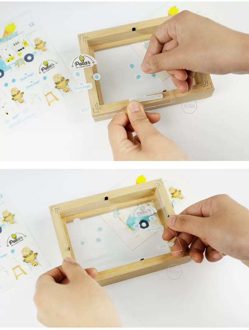 < Animal Block > Matching Sticker Sheet
