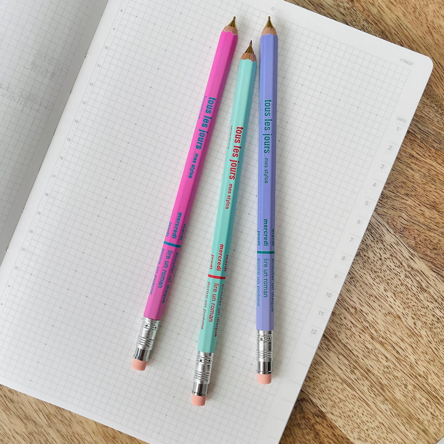 Mechanical pencil with eraser | Days