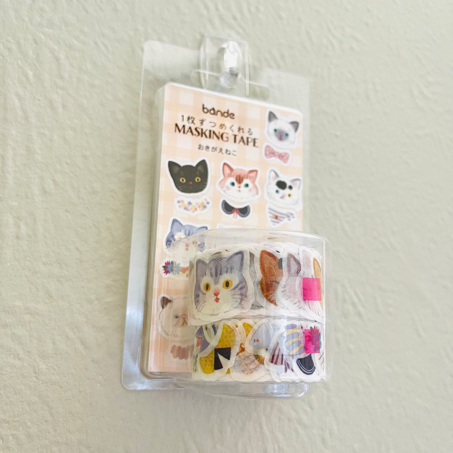 Roll sticker < Dressed cat | おきがえねこ >