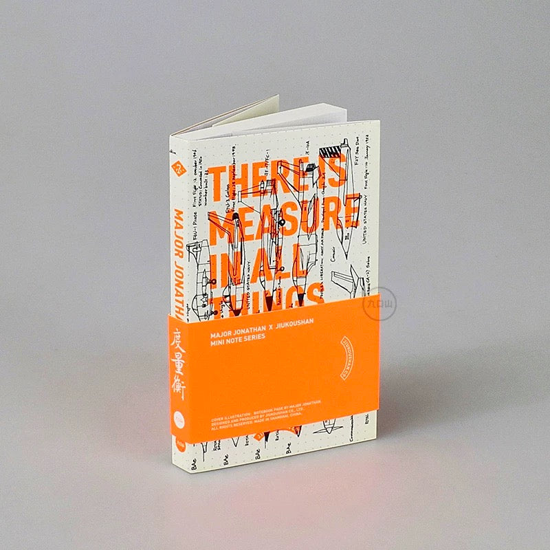 Mini notebook < There is measure in all things > Major Jonathan