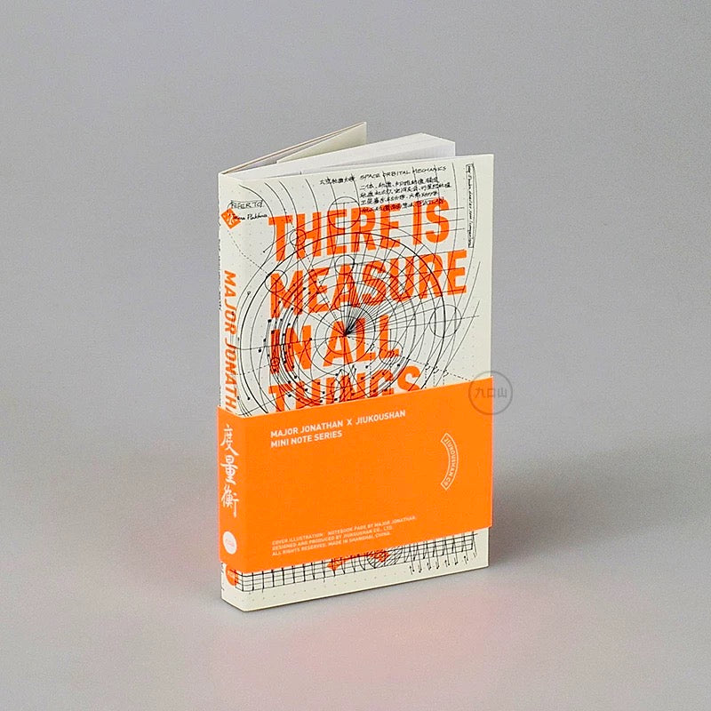 Mini notebook < There is measure in all things > Major Jonathan