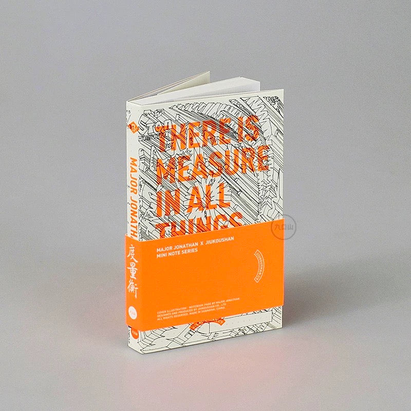 Mini notebook < There is measure in all things > Major Jonathan