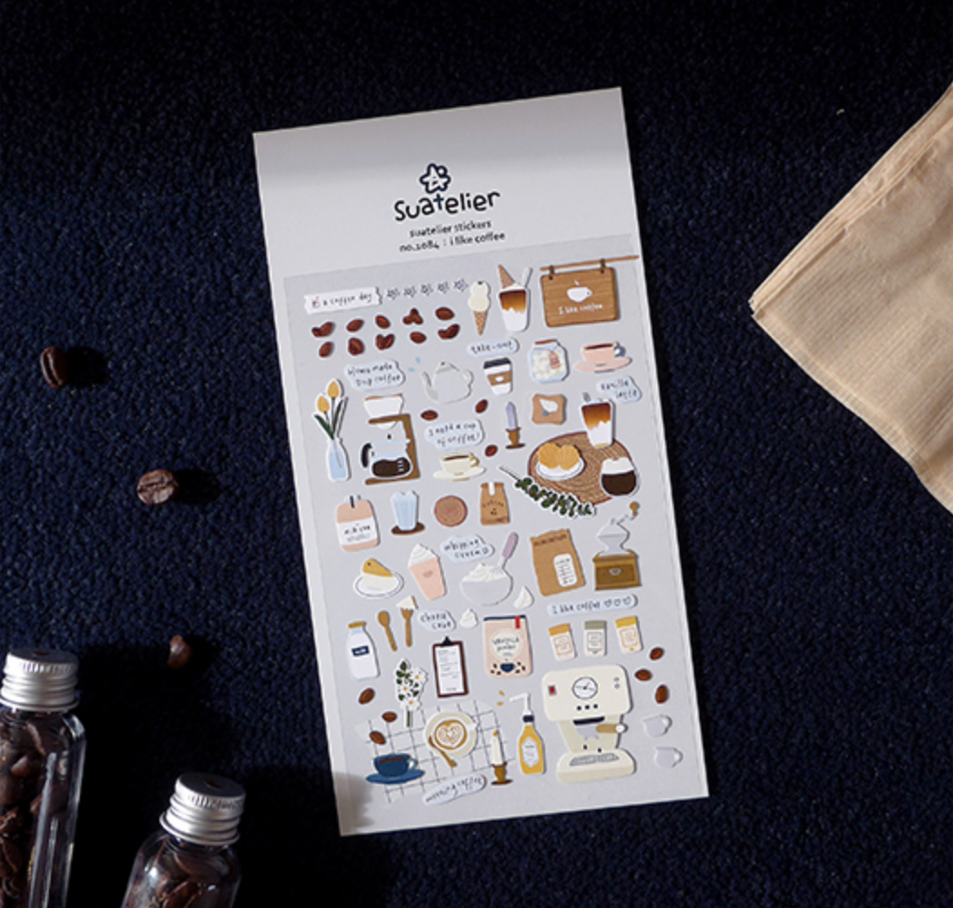 Daily Deco Stickers < I like coffee >