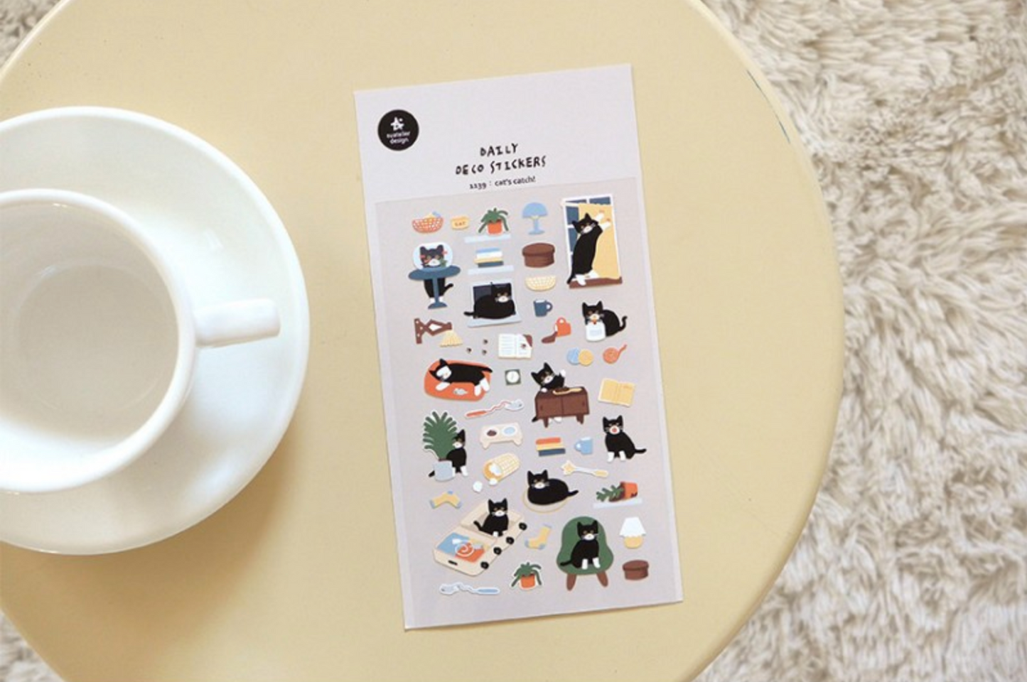 Daily Deco Stickers < Cat's catch >