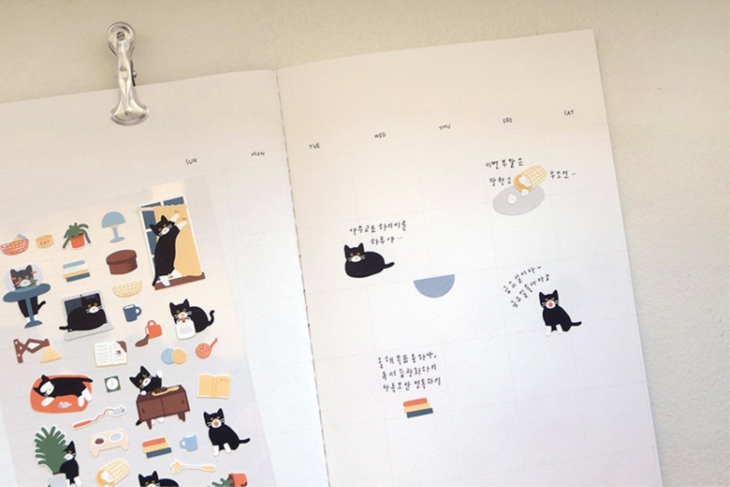 Daily Deco Stickers < Cat's catch >