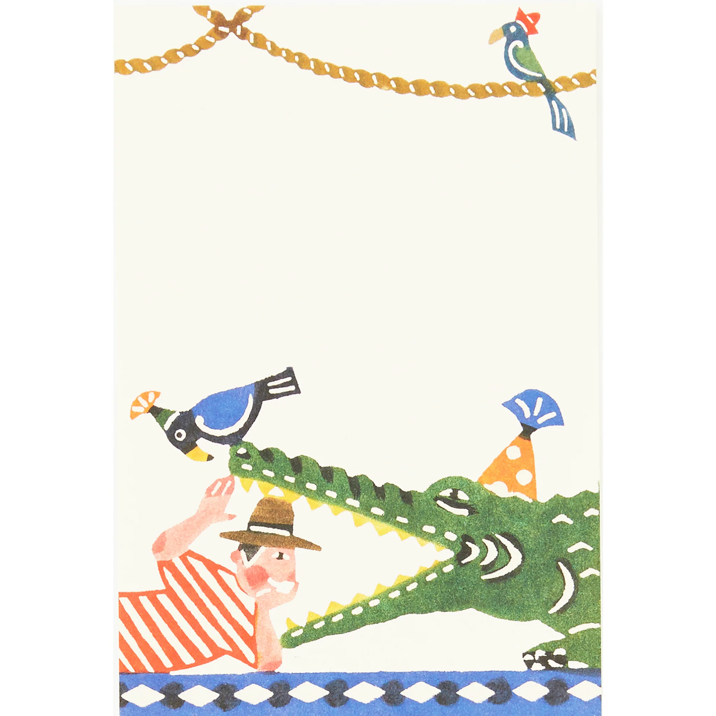 Postcard < A crocodile >