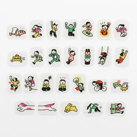 Roll sticker < People Who Live In Notebooks | 手帳に住む人たち >