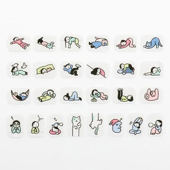 Roll sticker < People Who Live In Notebooks | 手帳に住む人たち >