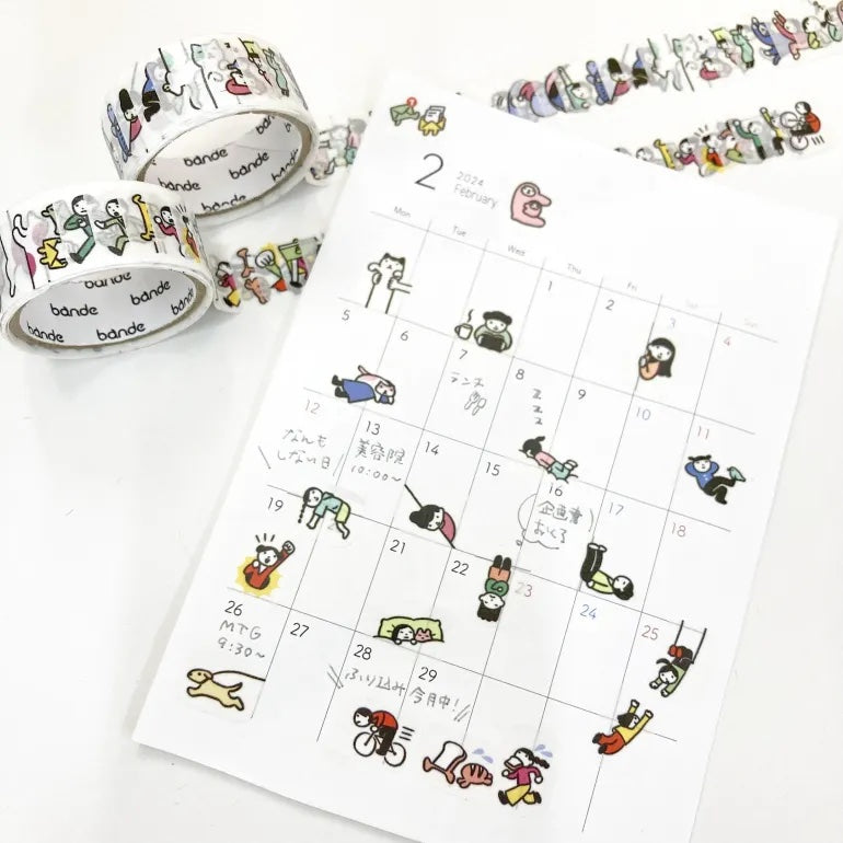 Roll sticker < People Who Live In Notebooks | 手帳に住む人たち >