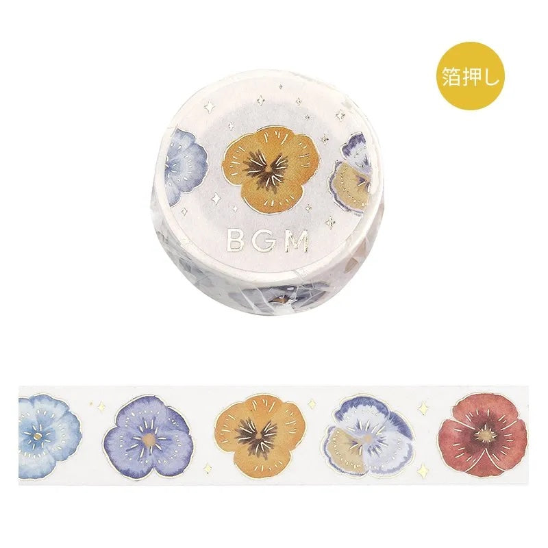 BGM Washi Tape < Pansy >