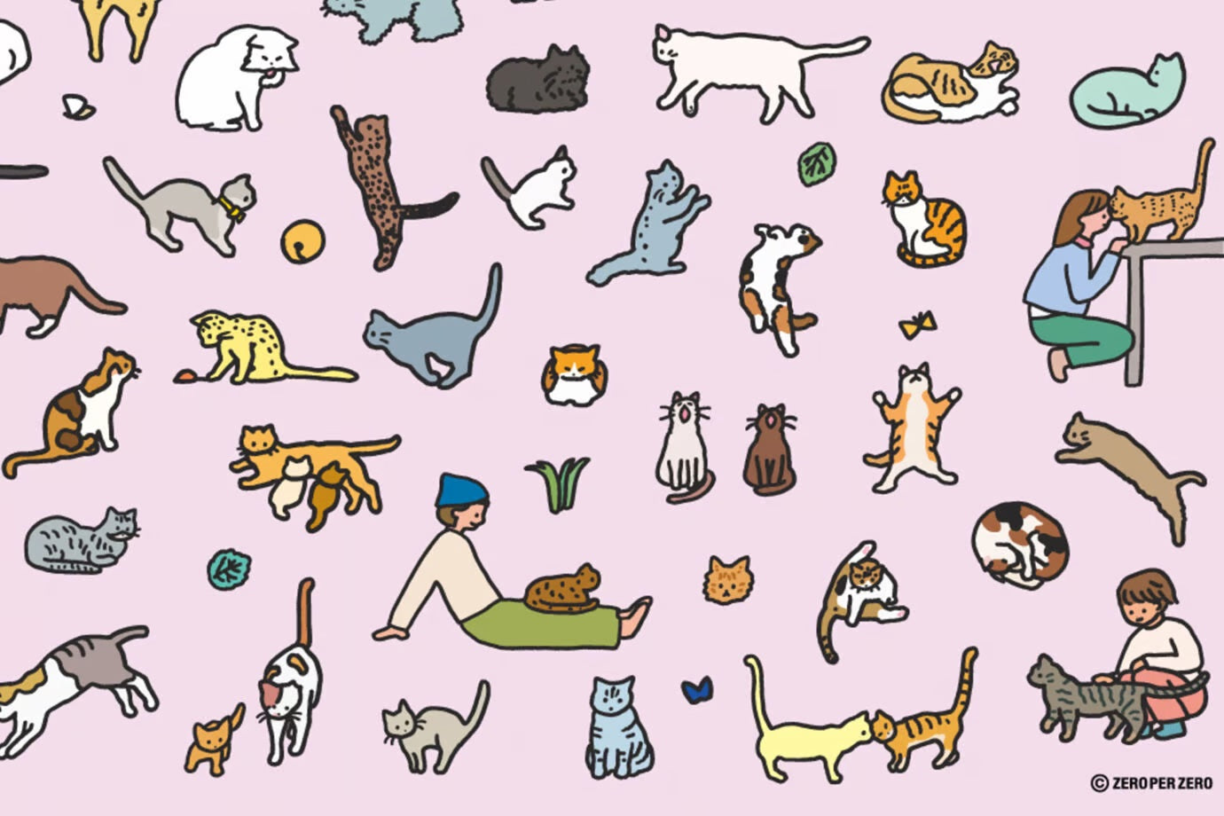 Graphic Dictionary Poster < Cat dictionary 1 >