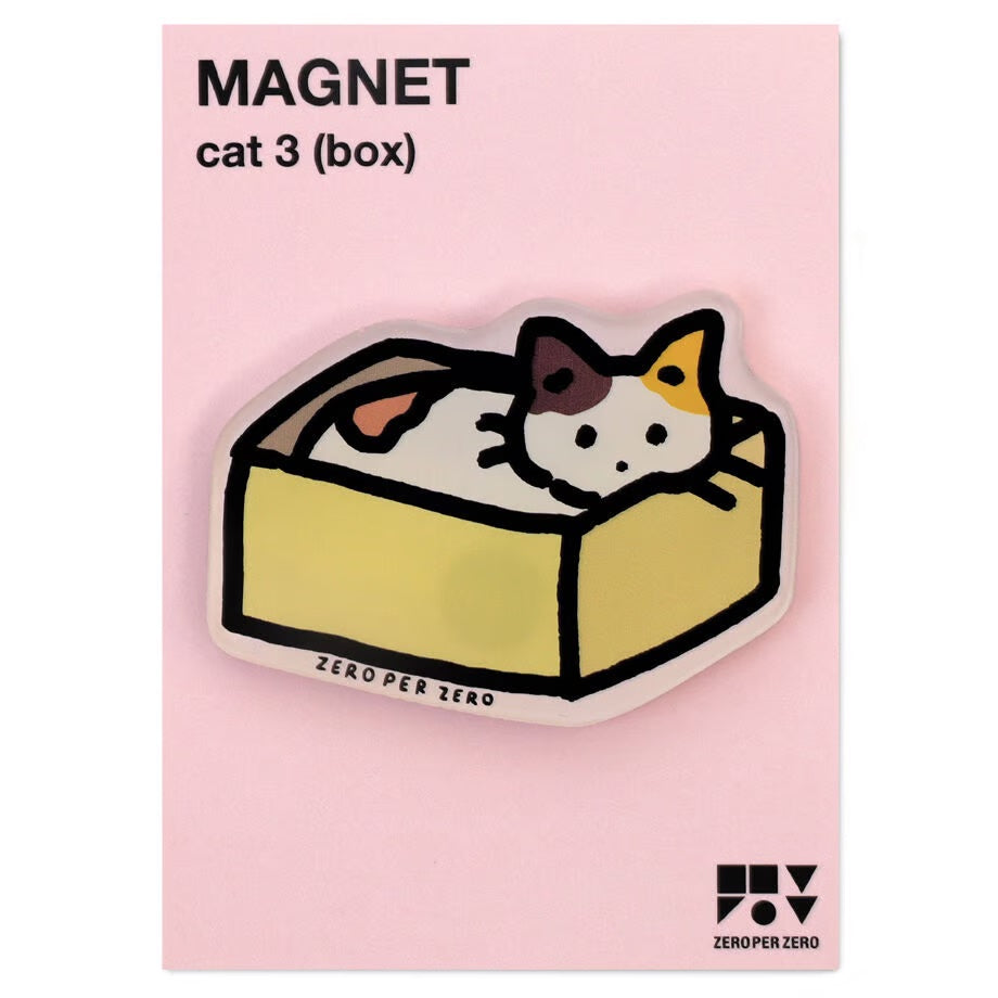 Magnet < Cat in box>