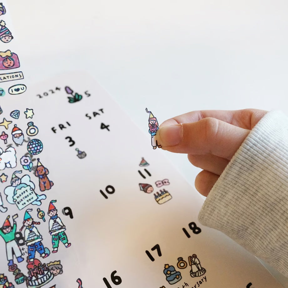 Journal sticker < Celebration >