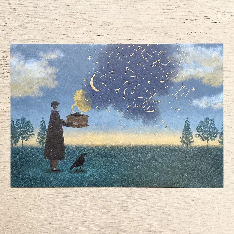 Cozyca Postcard < Nocturne radio > by Akira Kusaka