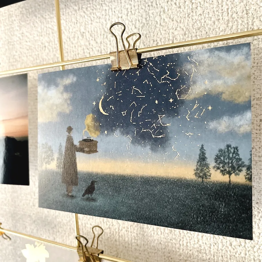 Cozyca Postcard < Nocturne radio > by Akira Kusaka