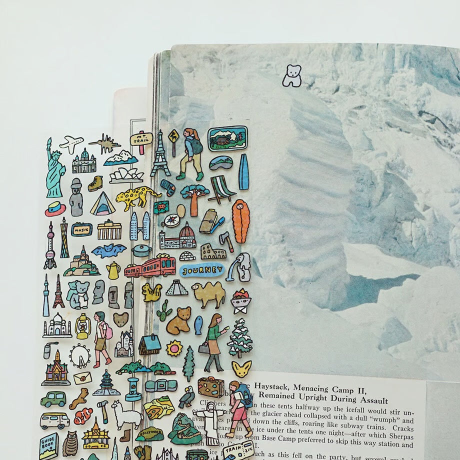 Journal sticker < Journey >