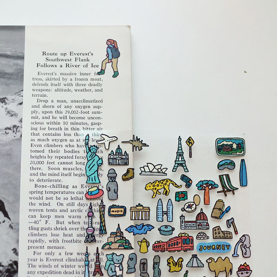 Journal sticker < Journey >