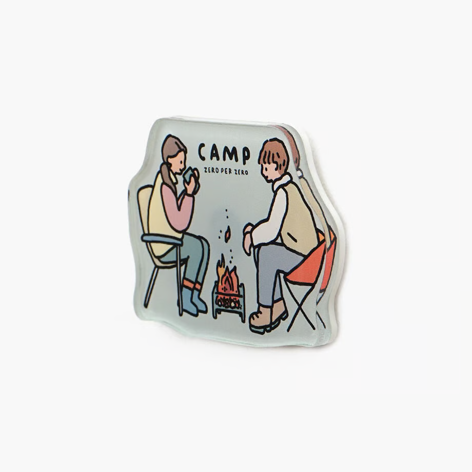 Magnet < Camping couple >