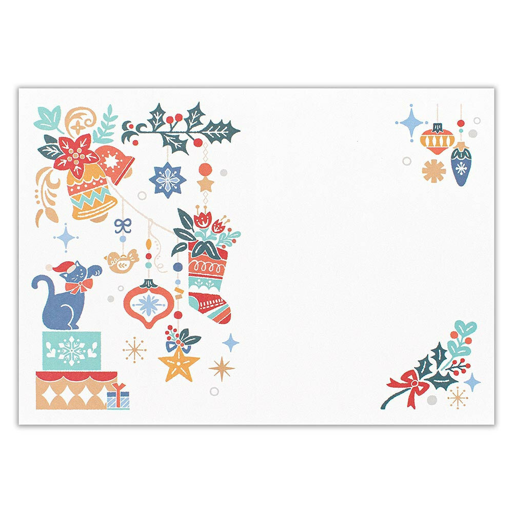Greeting card < Christmas ornaments>