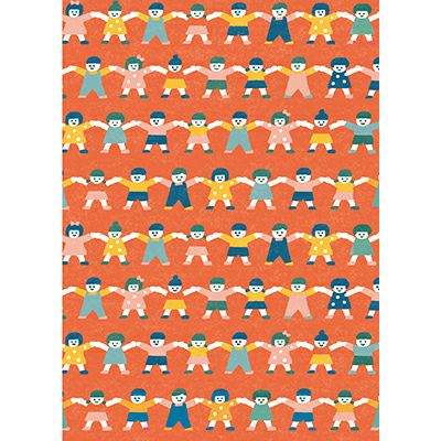Patterned paper < Our life >