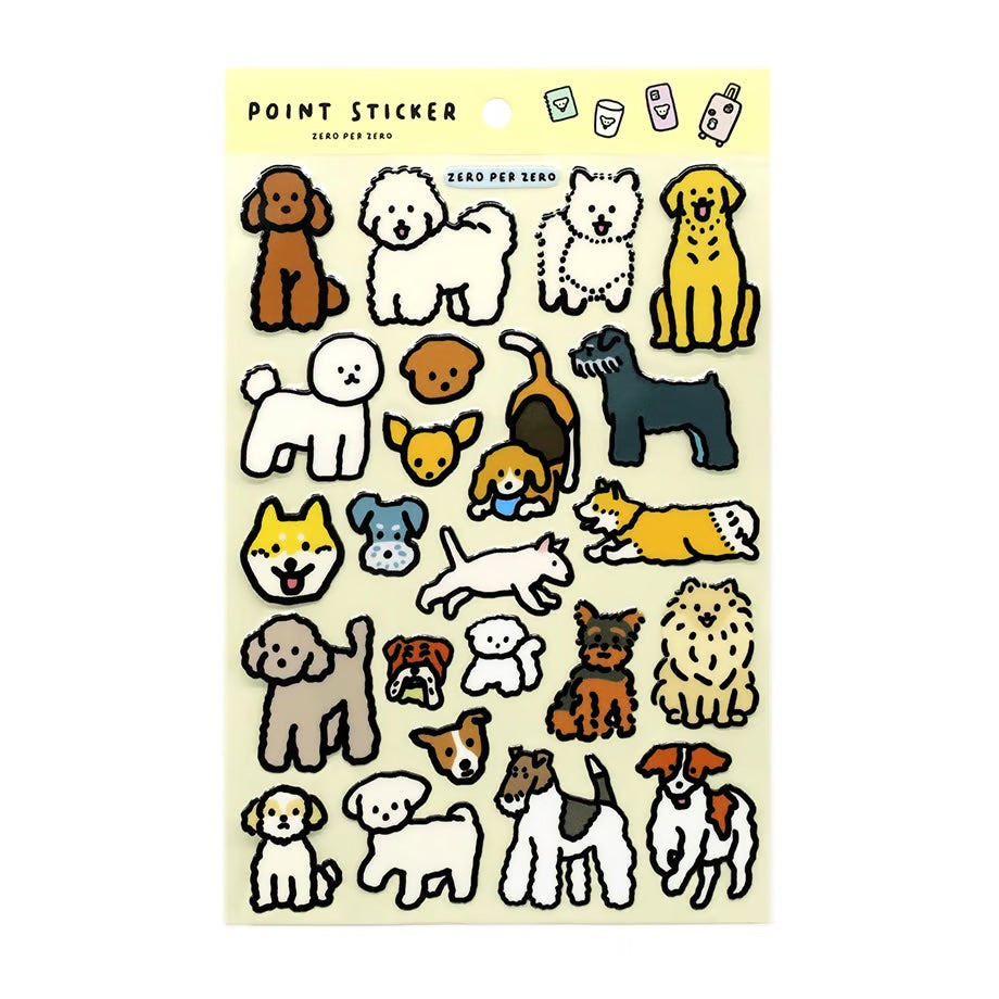 Point Sticker < Dog >