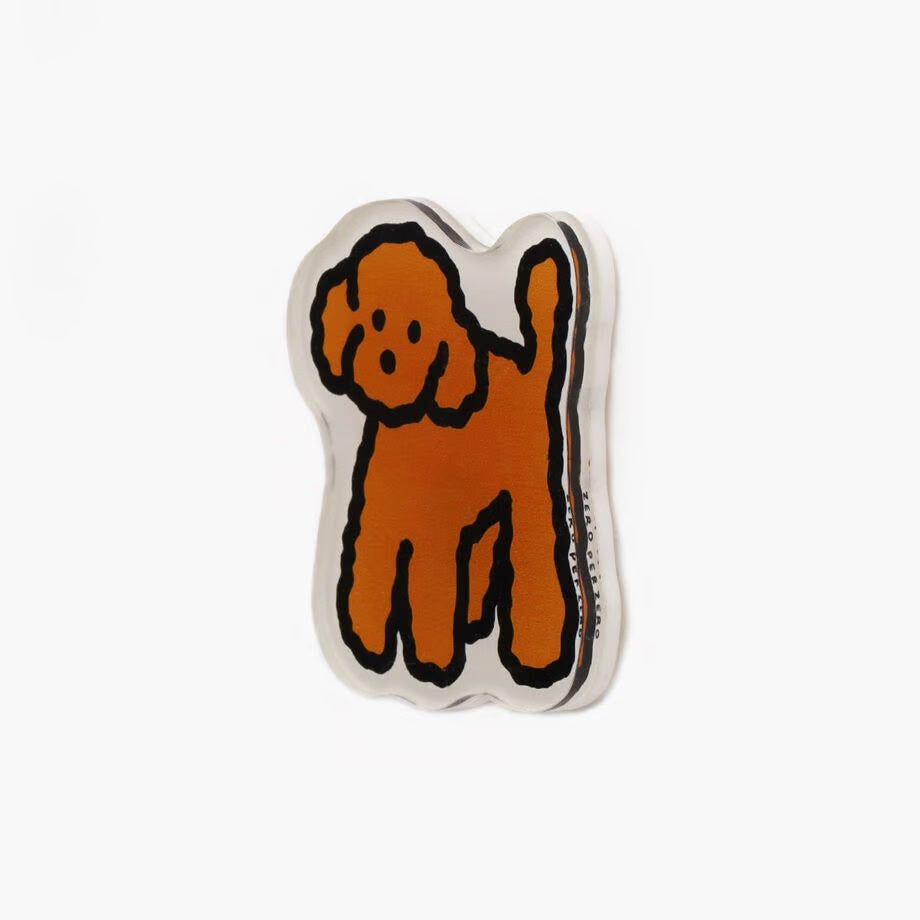 Magnet < Brown poodle >
