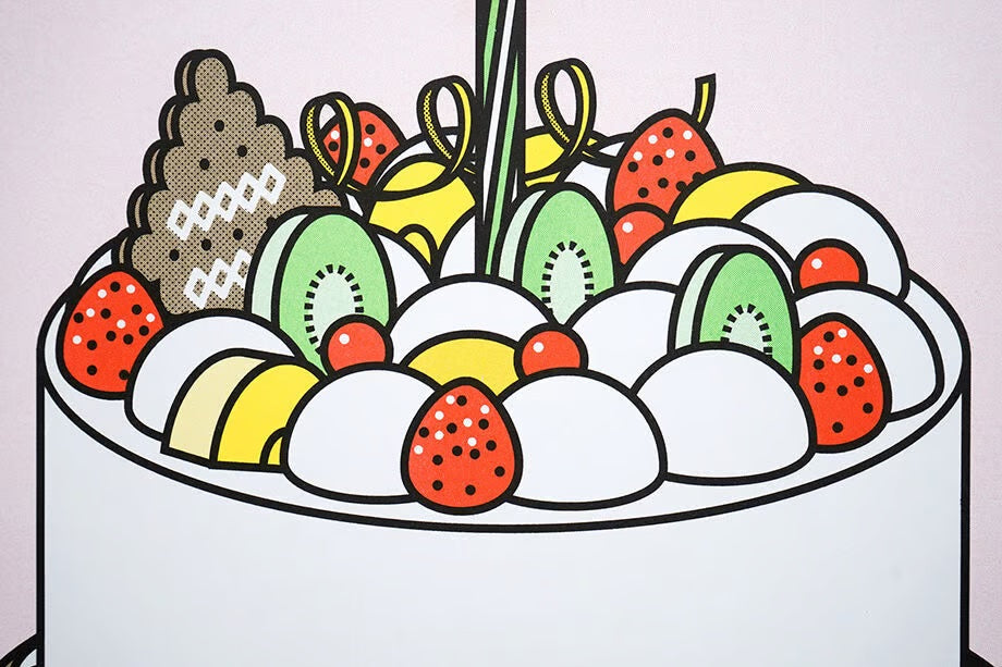 A3 RISO poster < Cream cake 2 >