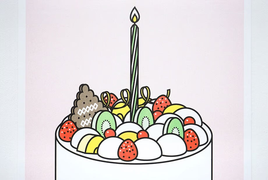 A3 RISO poster < Cream cake 2 >