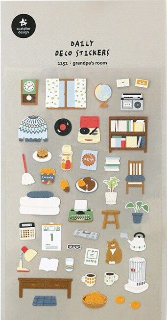 Daily Deco Stickers < Grandpa's room >