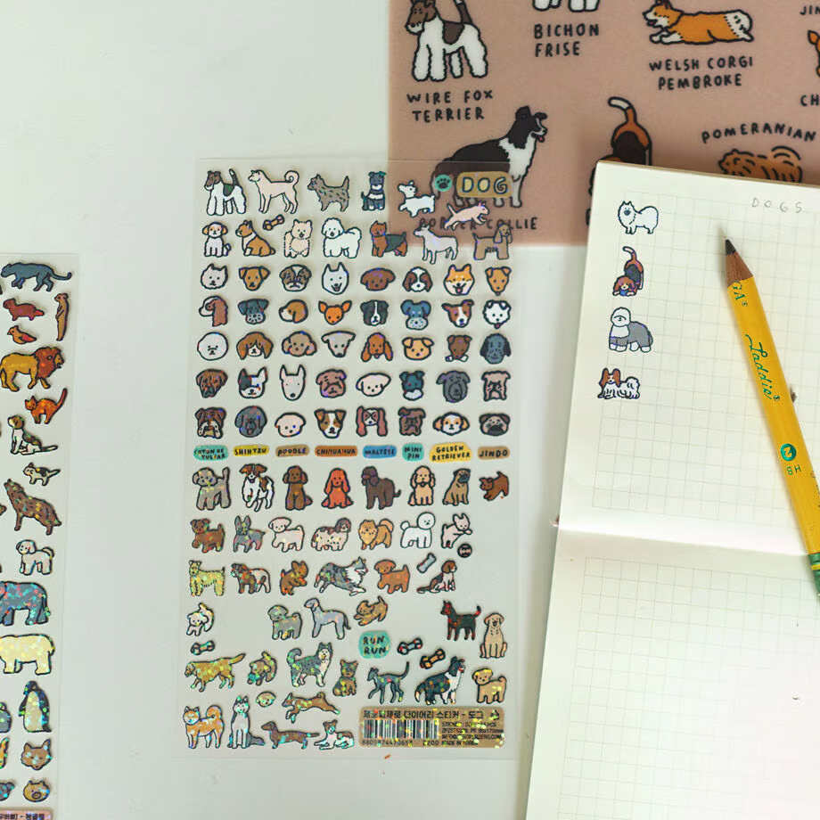Journal sticker < Dog >