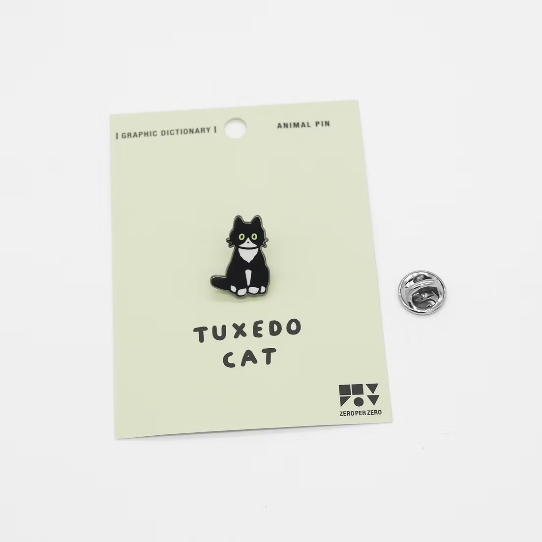 Animal Pin < Tuxedo cat >