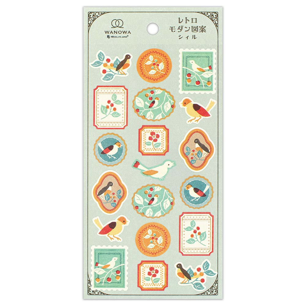 Japanese Style Retro Modern Stickers