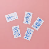 36 Sublo Label Sticker - Dog Baseball Team