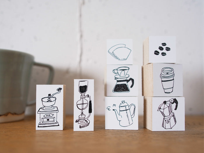 Shiho Hoshino Coffee Tools Wooden Stamp