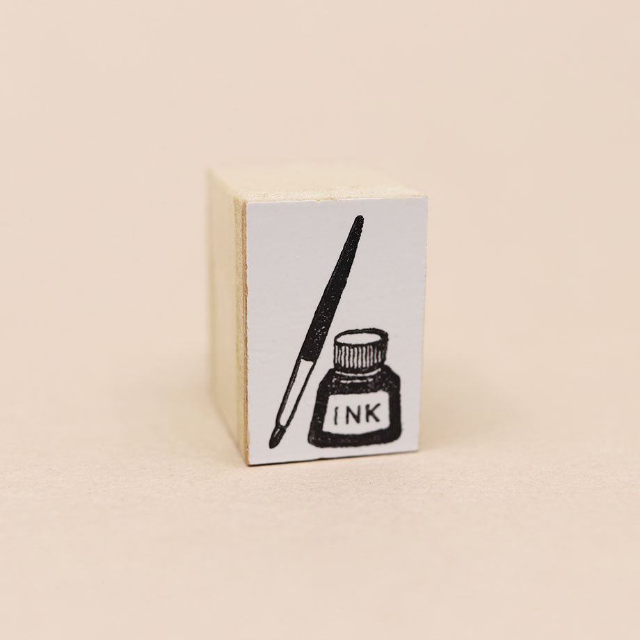 Koichi Terasaka Pen & Ink Wooden Stamp