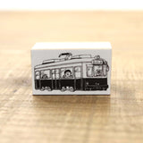 Streetcar Wooden Stamp