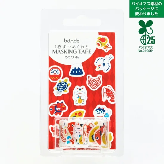 Roll sticker < Auspicious pattern | めでたい柄 >