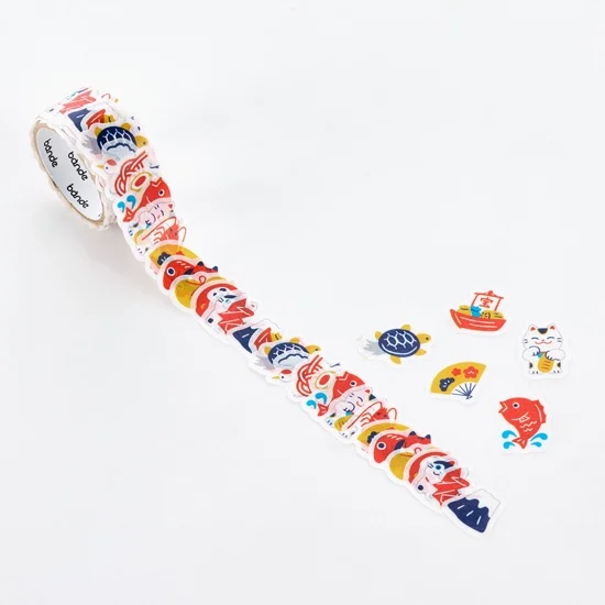 Roll sticker < Auspicious pattern | めでたい柄 >
