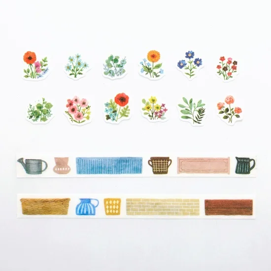 Roll sticker < Flower Garden Kalo >