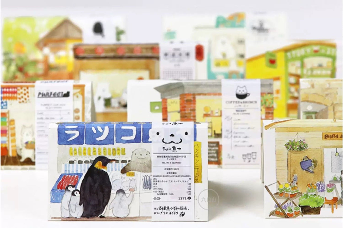 Mini notebook < Animal Block > Shine