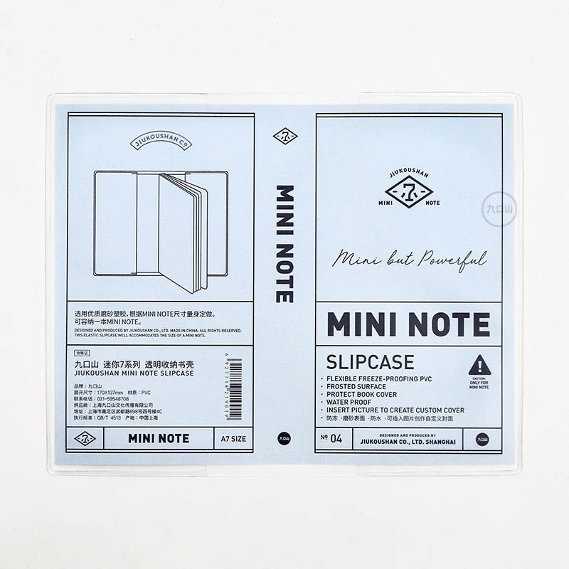 Mini note PVC slipcase