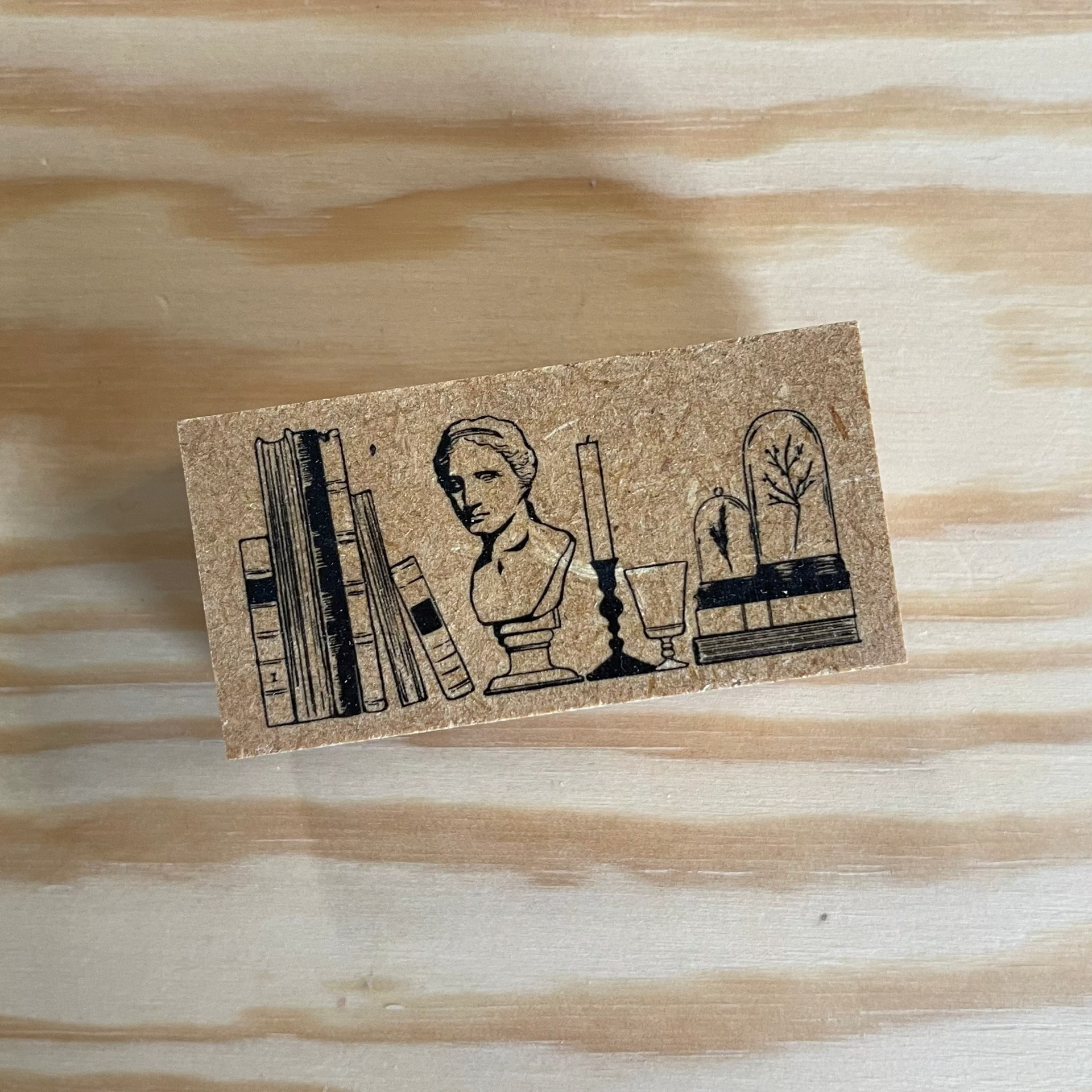 Momoko Chida Antique Collection Wooden Stamp - L