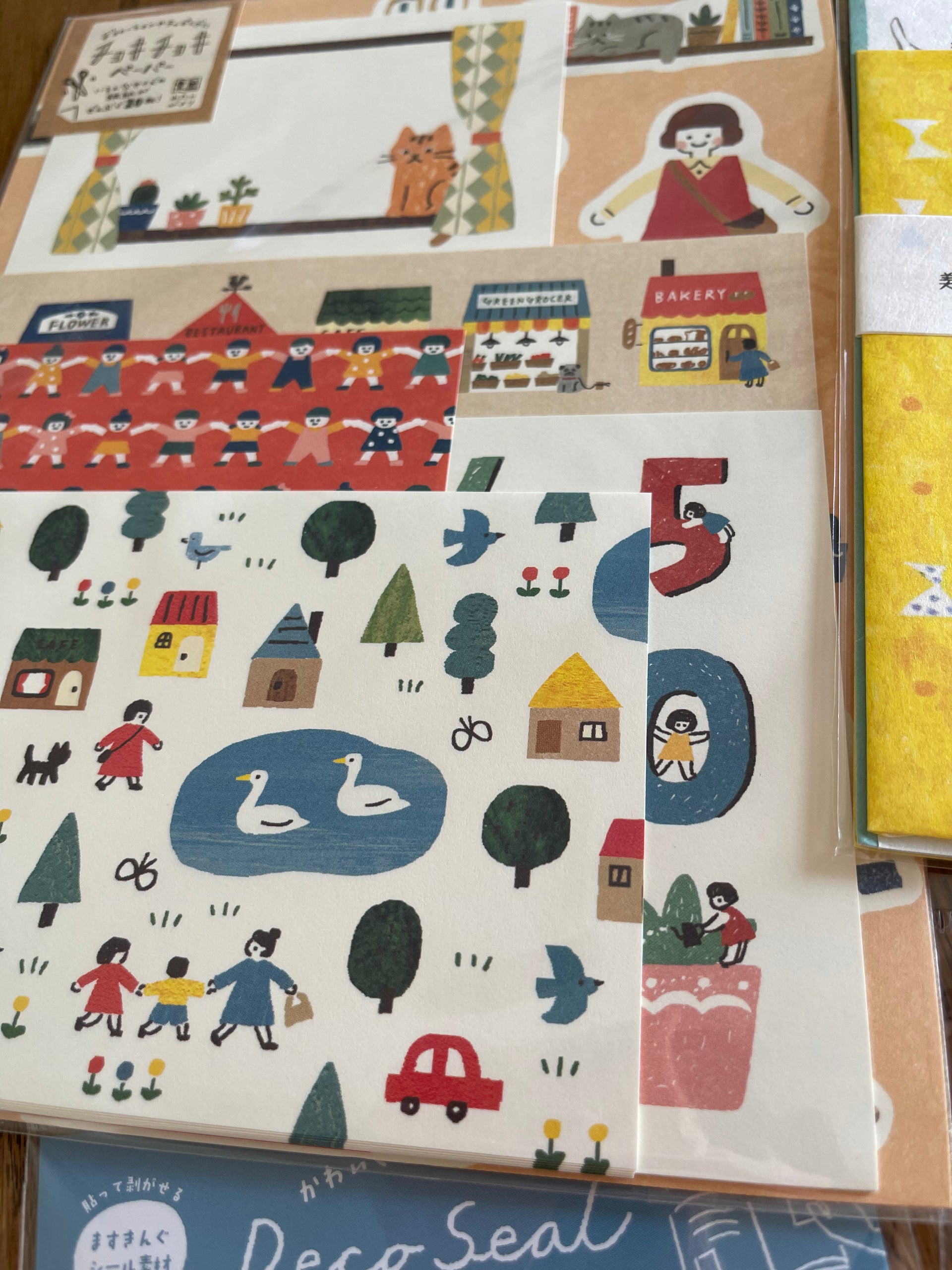 Patterned paper < Our life >