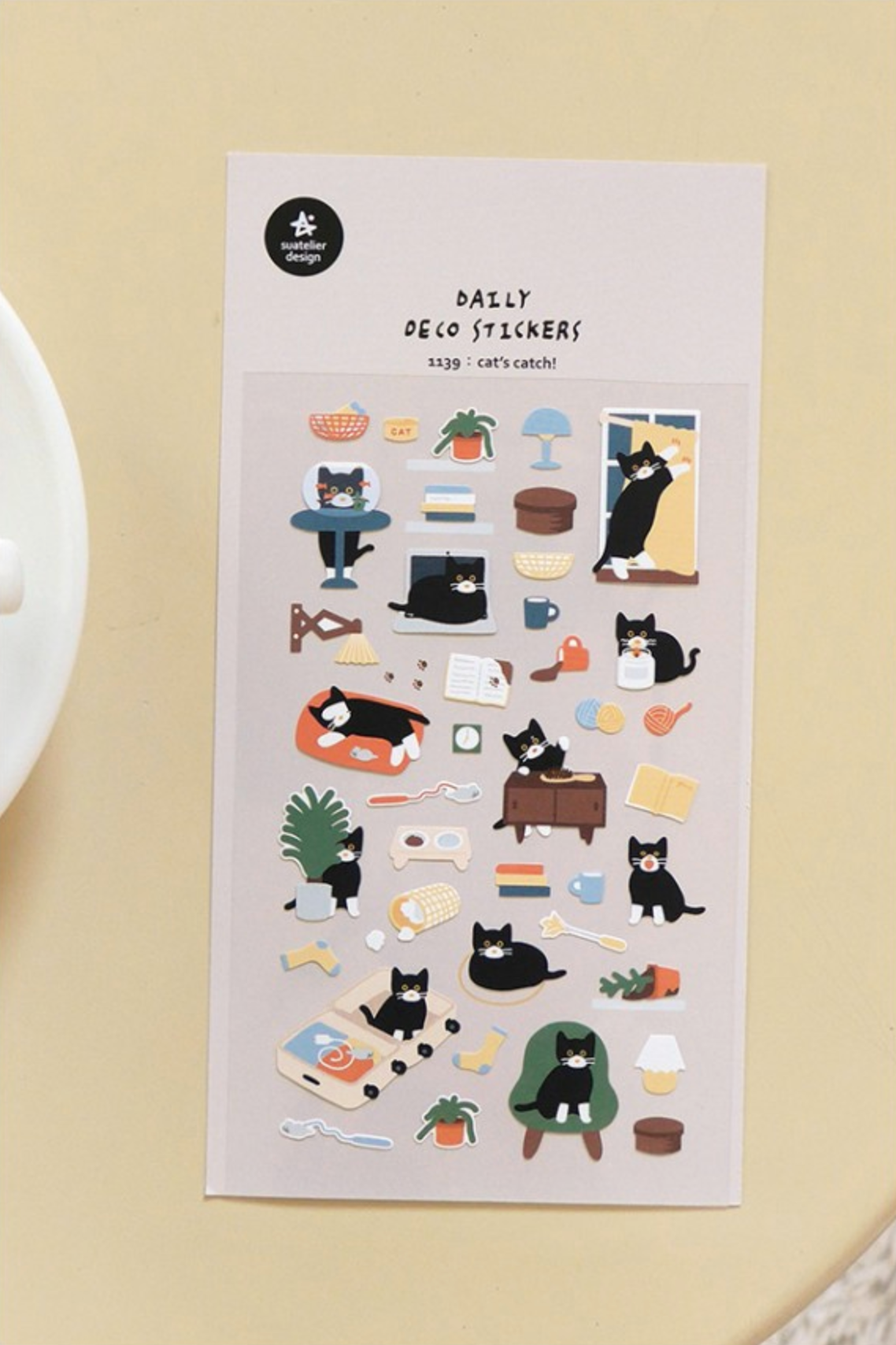 Daily Deco Stickers < Cat's catch >