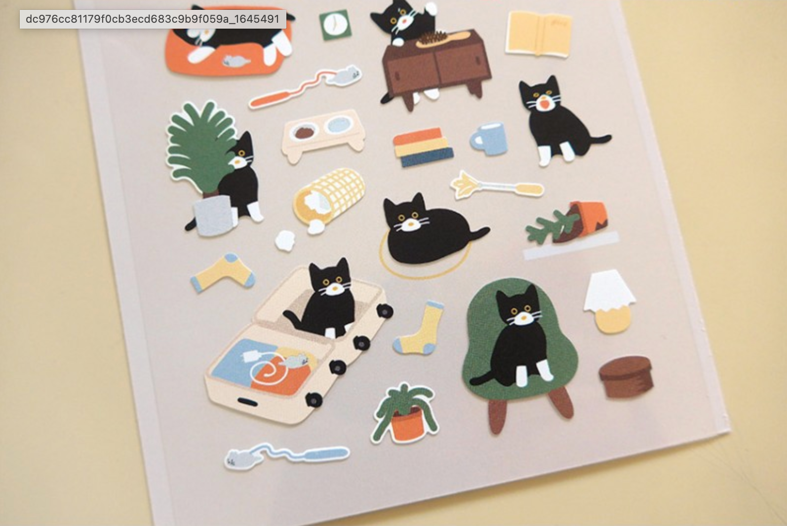 Daily Deco Stickers < Cat's catch >