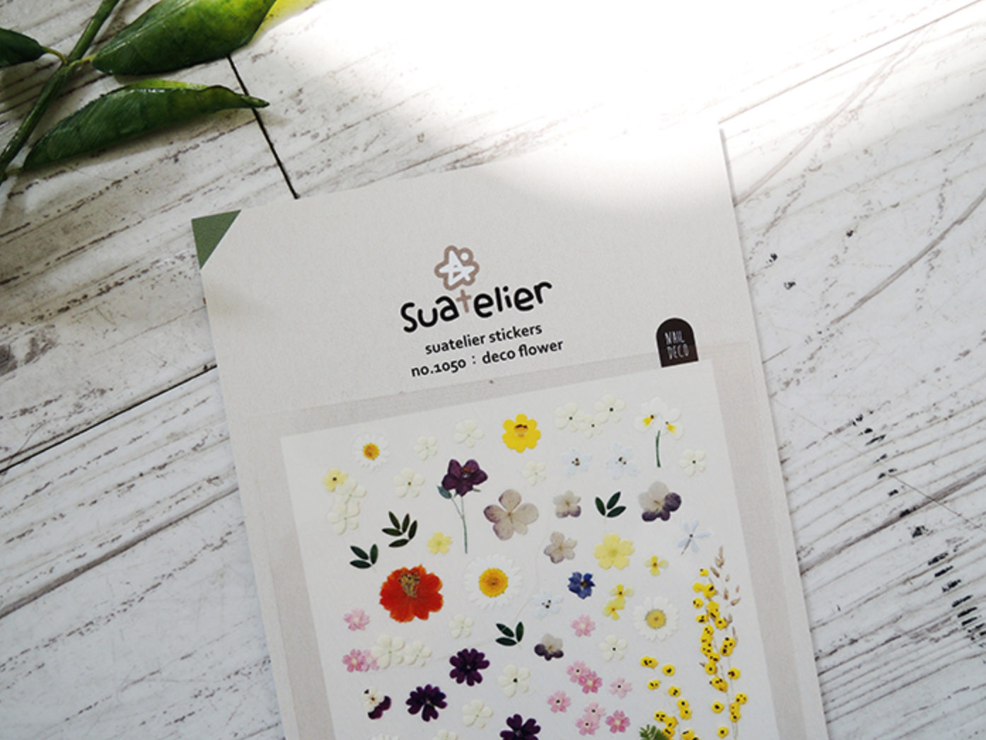 Deco flower nail sticker