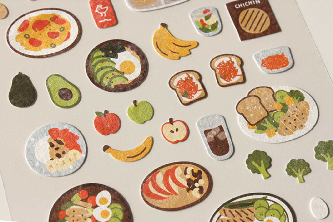 Daily Deco Stickers < Food trip >