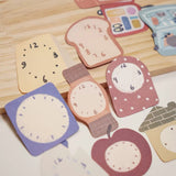 Little Clocks Die-Cut Memo Notes